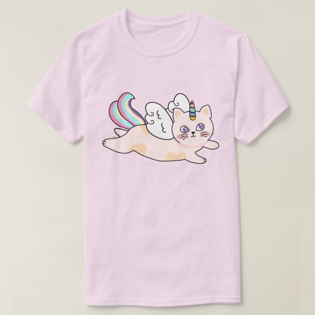 Cat Unicorn T-Shirt (Design Front)