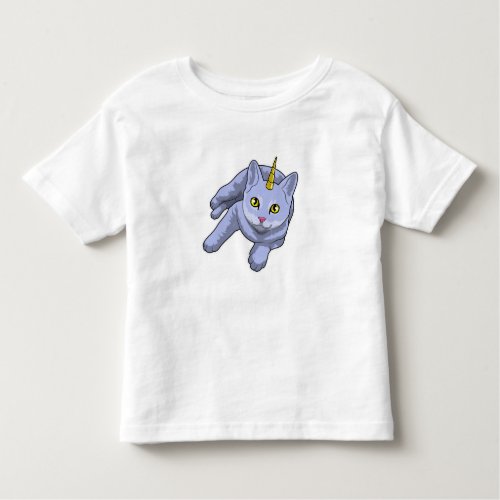 Cat Unicorn Toddler T_shirt