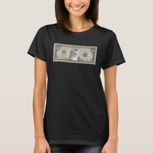 Cat Unique Dollar Bill Money Kitten Enthusiast No T-Shirt