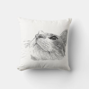 Cat Up pillow