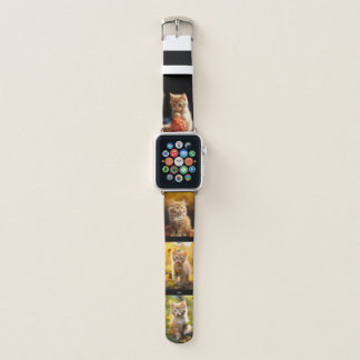 Cat Upload Photo Collage Custom Personalized Pet Apple Watch Band