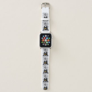 Cat Upside Down Funny Cartoon Character Apple Watch Band