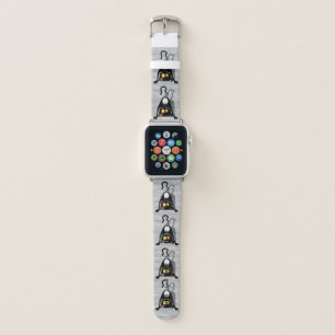 Cat Upside Down Funny Cartoon Character Apple Watch Band