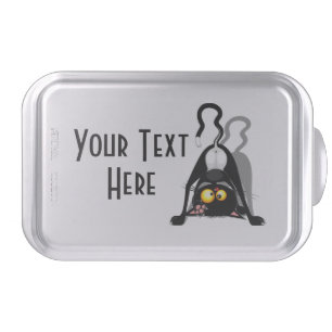 Cat Upside Down Funny Cartoon Character Cake Pan