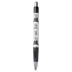 Cat Upside Down Funny Cartoon Character Pen