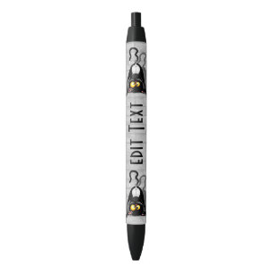Cat Upside Down Funny Cartoon Character Pen