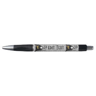 Cat Upside Down Funny Cartoon Character Pen