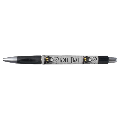 Cat Upside Down Funny Cartoon Character Pen