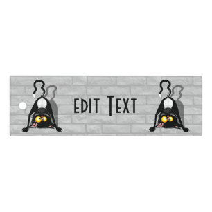 Cat Upside Down Funny Cartoon Character Ruler