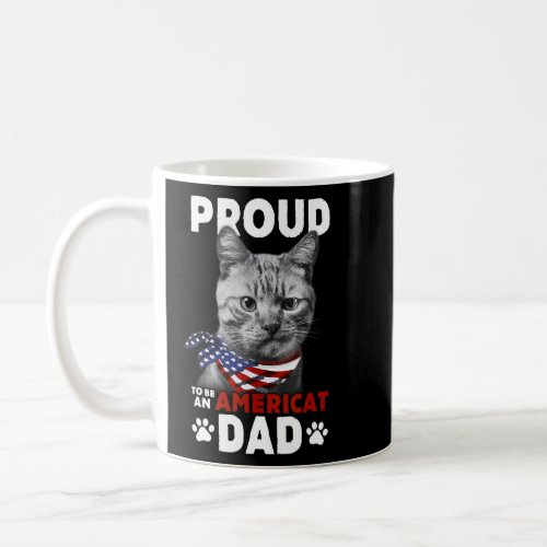 Cat Us Flag Proud To Be An Americat  Coffee Mug