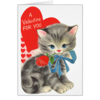 Cat Valentine Card