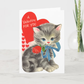 Cat Valentine Holiday Card