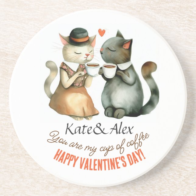 Cat Valentines Coaster (Front)