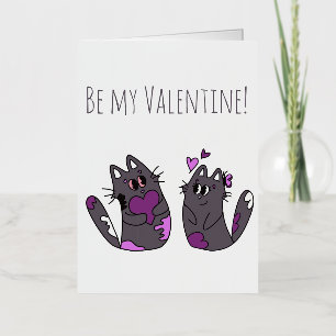 Cat valentines day cards