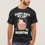 Cat  Valentine&#39;s Day Cat Owner  8 T-Shirt