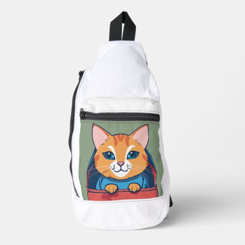 Cat Venture Feline_Inspired Backpack Sling Bag