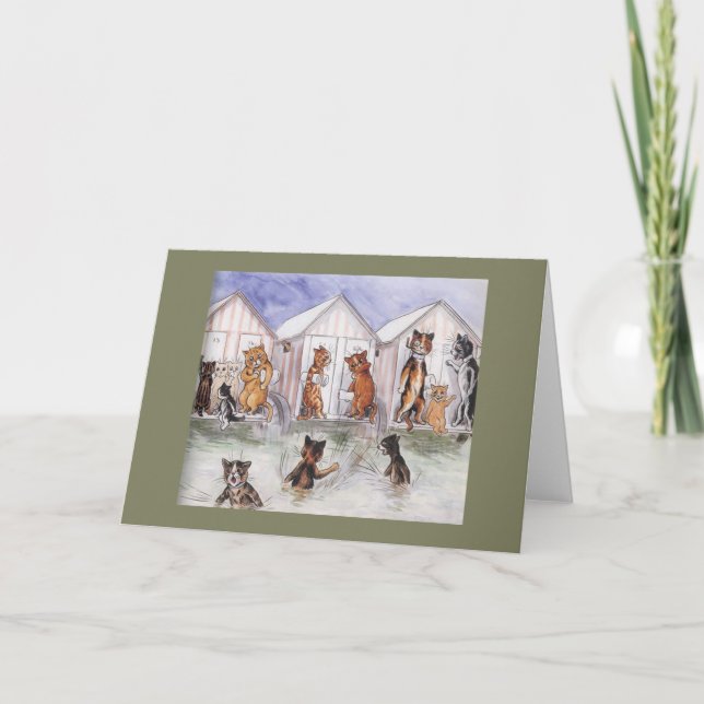 Cat Vintage Card (Front)