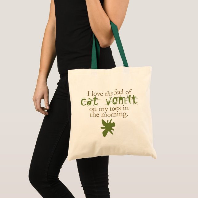 Cat Vomit Tote Bag (Front (Product))