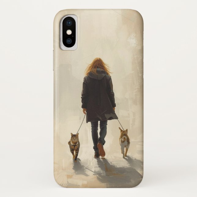 Cat Walk Elegance Mobile Case (Back)