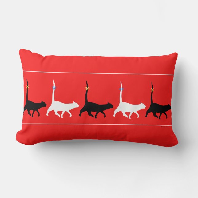 "Cat Walk" Lumber Pillow (Front)