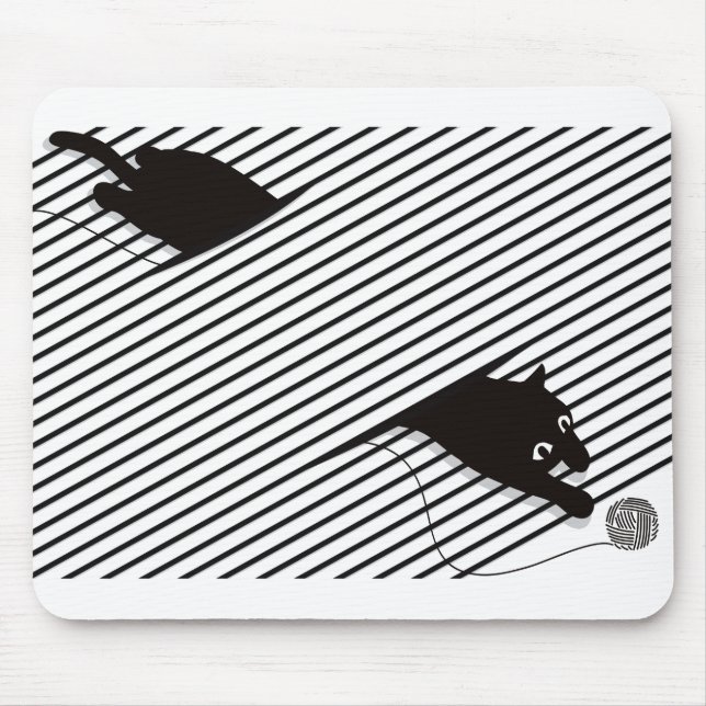 Cat_Walking Mouse Pad (Front)