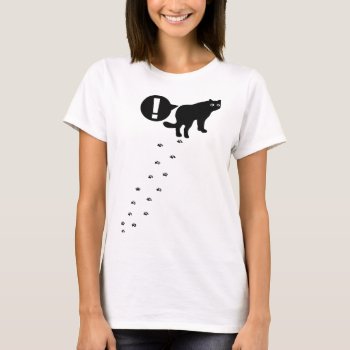 Cat_walking T-shirt by auraclover at Zazzle