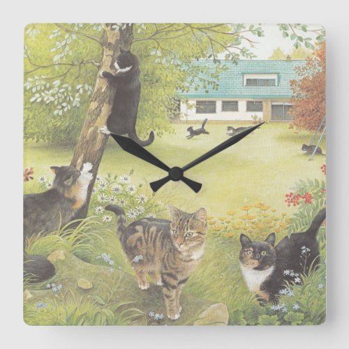 CAT WALL CLOCK