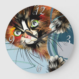 Cat Wall Clock