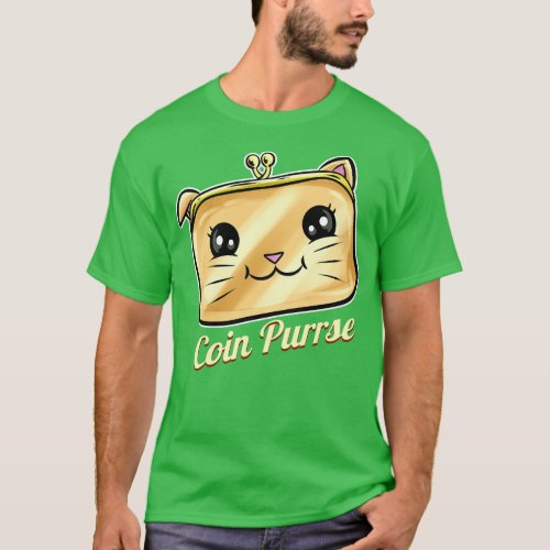 Cat Wallet Coin Purrse On Purrsday  T_Shirt