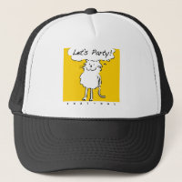 Cat Wants to have a party! Trucker Hat