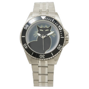 Cat Watch Black Cat Wrist Watch Cat Lover Jewerly