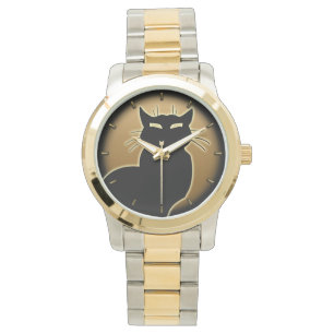 Cat Watch Black Cat Wrist Watch Cat Lover Jewerly