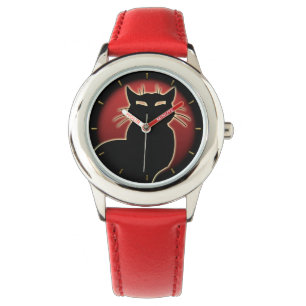 Cat Watch Black Cat Wrist Watch Cat Lover Jewerly