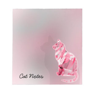 Cat Watercolor Animal for Cat Lovers Notepad