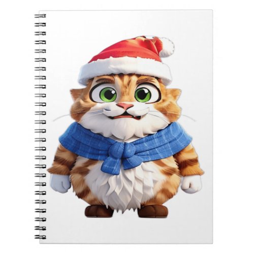 Cat wear hat  1 notebook