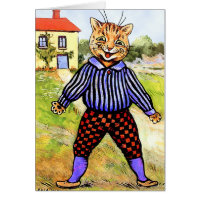 Cat Wearing Breeches by Louis Wain