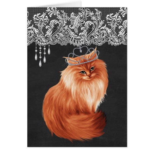 Cat Wearing Crown Cards (Front)