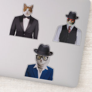Cat Wearing Sunglasses Sticker