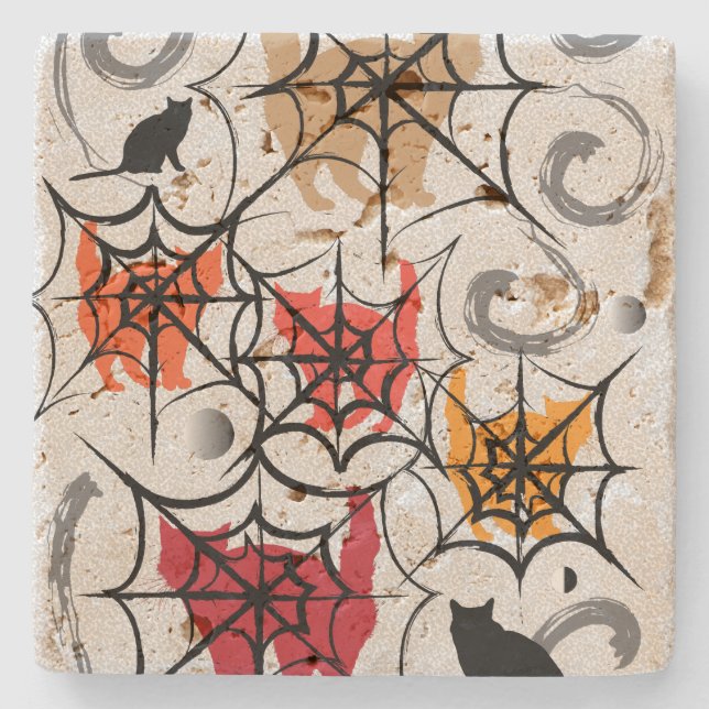 CAT web Stone Coaster (Front)