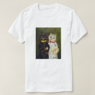 Cat Wedding, Marriage, Bride, Louis Wain T-Shirt
