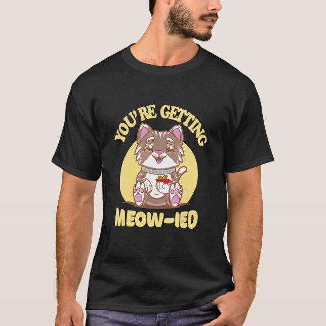 Cat Wedding T-Shirt (Front)