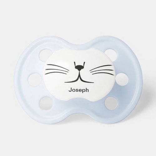 Cat Whisker with Name Pacifier
