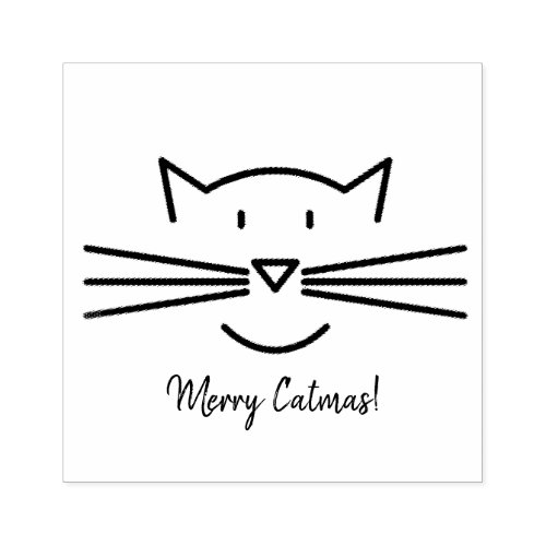 Cat Whiskers Design Art Stamp