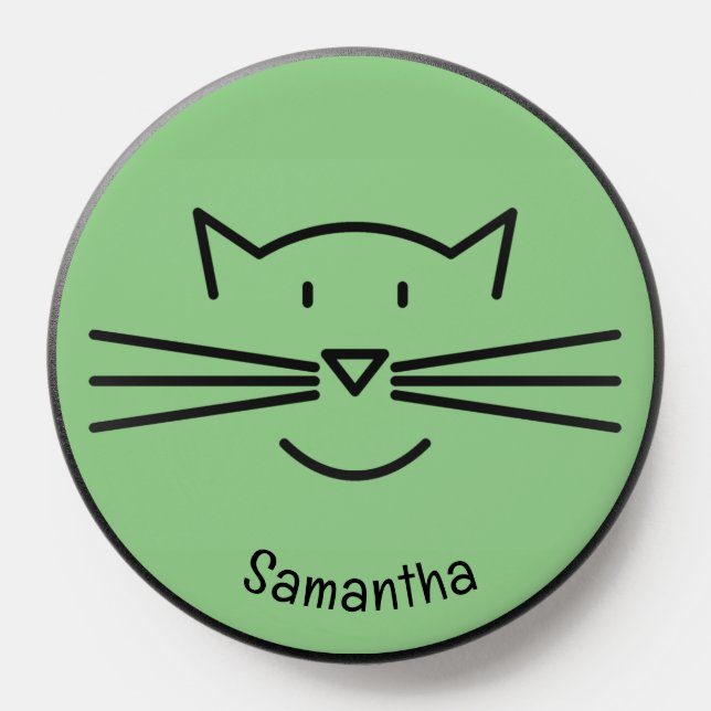 Cat Whiskers Design Smartphone PopSocket (Popsocket)