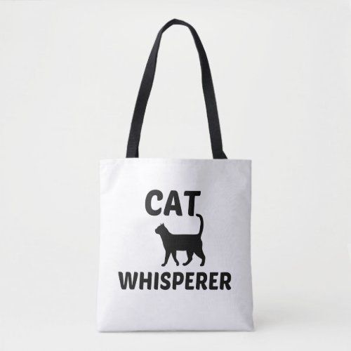 CAT WHISPERER TOTE BAG