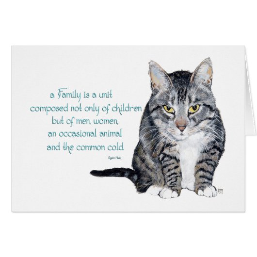 Cat Wisdom - Family Dynamics Cards (Front Horizontal)