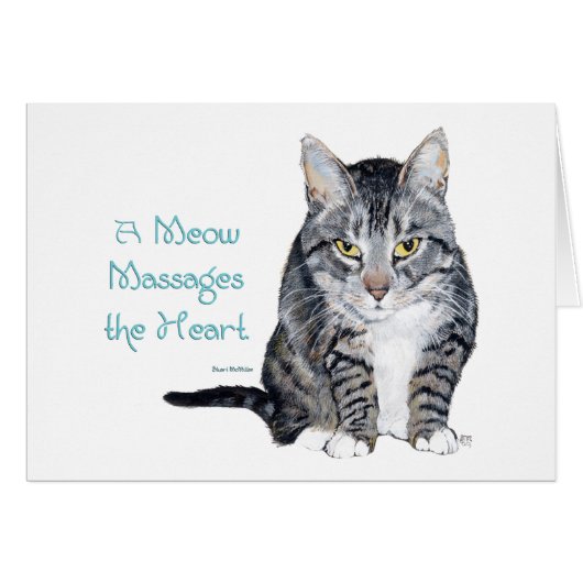 Cat Wisdom - Meows Cards (Front Horizontal)