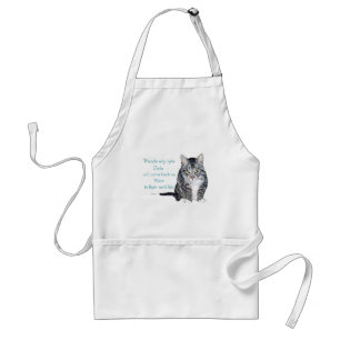 Cat Wisdom - People who hate Cats Adult Apron