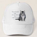 Cat Wisdom - People Who Hate Cats Trucker Hat at Zazzle