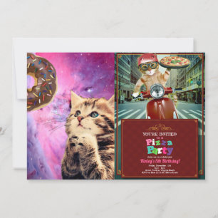 Cat wishing donut Business Card